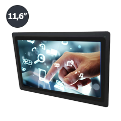 11,6" open frame inbouw touch monitor | Touch-Shop.nl